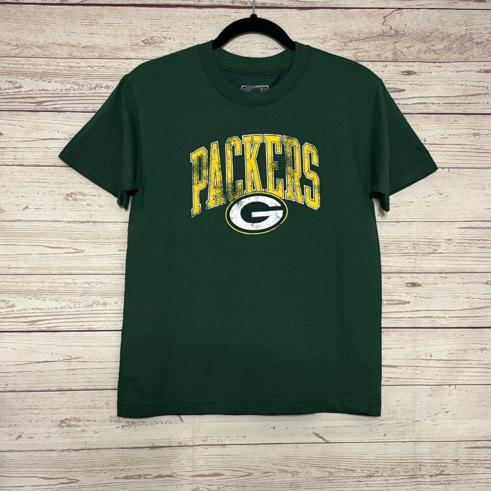 NWT Fanatics NFL Pro Line Green Bay Packers‎ Graphic T Youth Medium